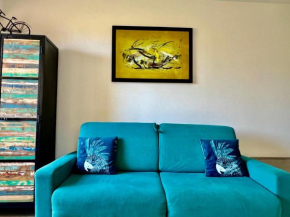 Studio vue mer, piscine, 5 mn Monaco et Plages